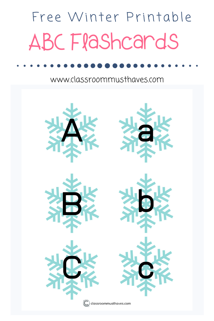 FREE Winter Snowflake Flashcards

www.classroommusthaves.com via @classroommusthaves