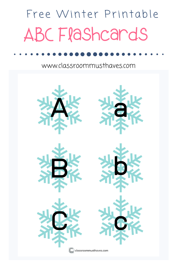 FREE Winter Snowflake Flashcards

www.classroommusthaves.com via @classroommusthaves