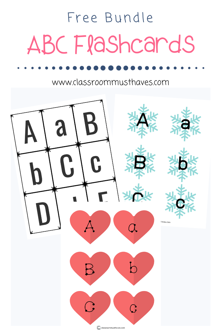3 FREE sets of ABC flashcards to make learning your ABC's fun again! 

www.classroommusthaves.com via @classroommusthaves