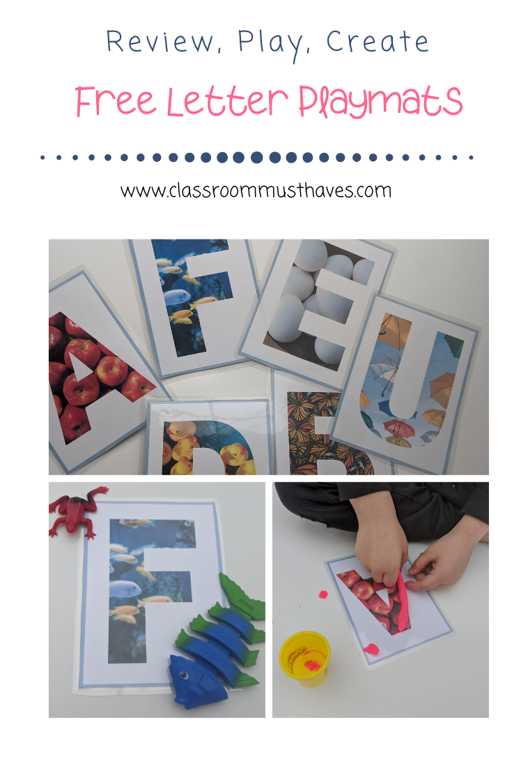 Free Letter Playmats - Classroom Must Haves