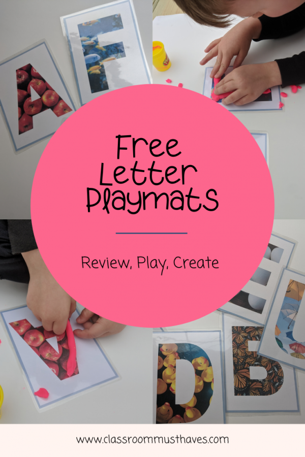 Free Letter Playmats - Classroom Must Haves