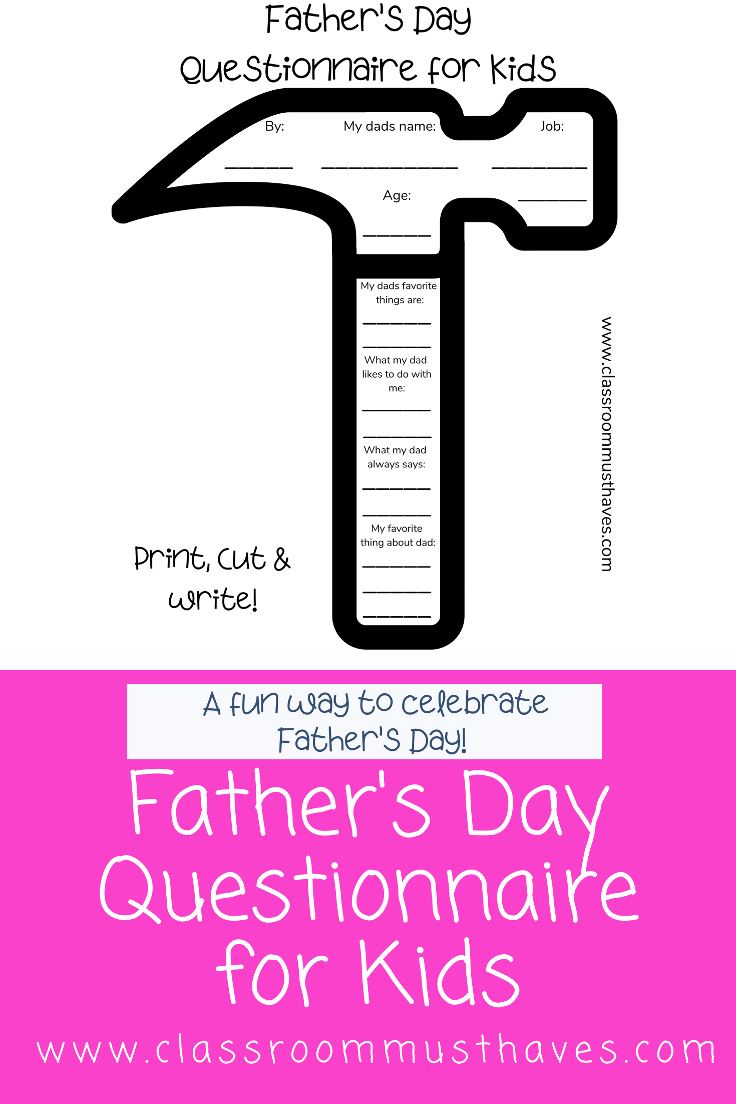 Father's Day Printable