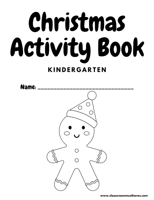 Kindergarten Christmas Worksheets - Classroom Must Haves